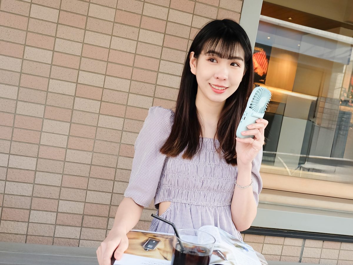 スマートフォンサイズで大風量