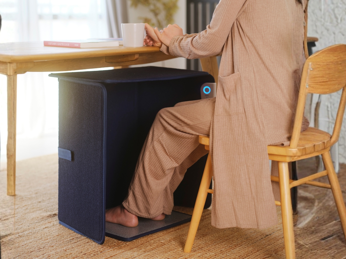 ひざ下から足裏までしっかりあったか