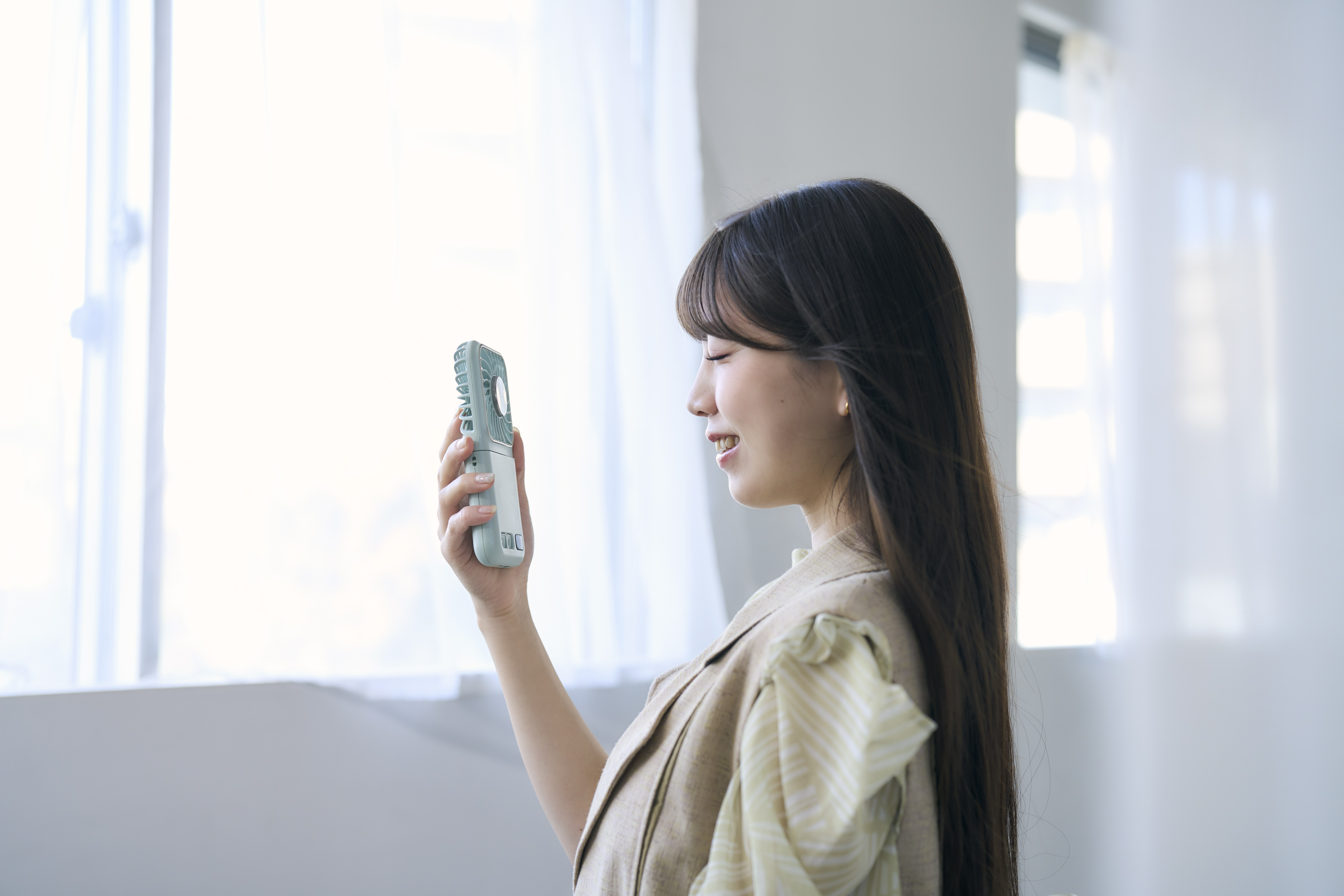 5段階の切替が可能な薄型大風量