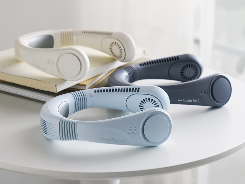 左右2か所のファンでパワフル