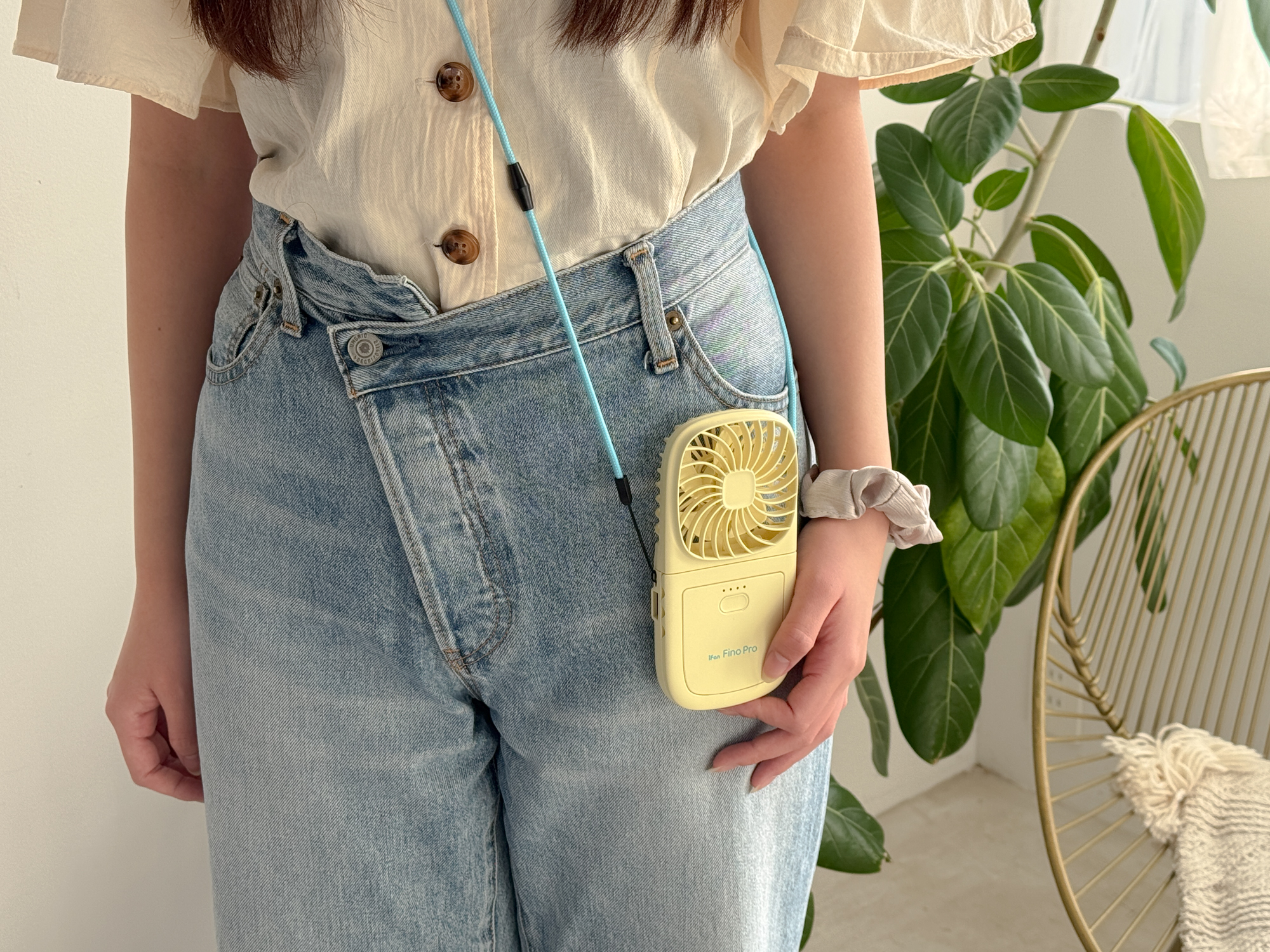 スマートフォンサイズで大風量